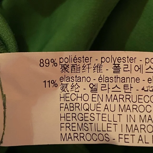 Zara Green Blouse with Elegant Design - Picture 9 of 10